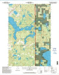 Turtle River Lake Minnesota Historical topographic map, 1:24000 scale, 7.5 X 7.5 Minute, Year 1996