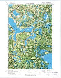Turtle River Lake Minnesota Historical topographic map, 1:24000 scale, 7.5 X 7.5 Minute, Year 1972