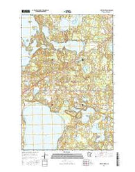 Turtle River Minnesota Current topographic map, 1:24000 scale, 7.5 X 7.5 Minute, Year 2016
