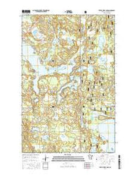 Turtle River Lake Minnesota Current topographic map, 1:24000 scale, 7.5 X 7.5 Minute, Year 2016