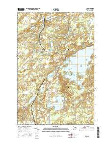 Twig Minnesota Current topographic map, 1:24000 scale, 7.5 X 7.5 Minute, Year 2016
