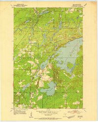 Twig Minnesota Historical topographic map, 1:24000 scale, 7.5 X 7.5 Minute, Year 1953