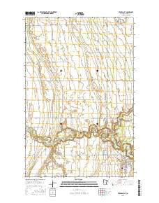Twin Valley Minnesota Current topographic map, 1:24000 scale, 7.5 X 7.5 Minute, Year 2016