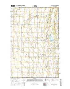 Twin Valley NW Minnesota Current topographic map, 1:24000 scale, 7.5 X 7.5 Minute, Year 2016