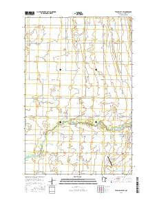 Twin Valley SW Minnesota Current topographic map, 1:24000 scale, 7.5 X 7.5 Minute, Year 2016