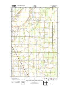 Twistal Swamp Minnesota Historical topographic map, 1:24000 scale, 7.5 X 7.5 Minute, Year 2013
