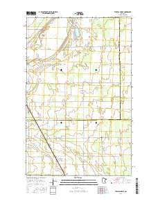 Twistal Swamp Minnesota Current topographic map, 1:24000 scale, 7.5 X 7.5 Minute, Year 2016