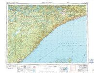 Two Harbors Minnesota Historical topographic map, 1:250000 scale, 1 X 2 Degree, Year 1954