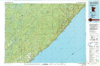 Two Harbors Minnesota Historical topographic map, 1:100000 scale, 30 X 60 Minute, Year 1976