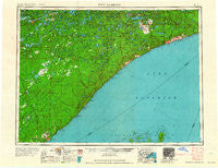 Two Harbors Minnesota Historical topographic map, 1:250000 scale, 1 X 2 Degree, Year 1964