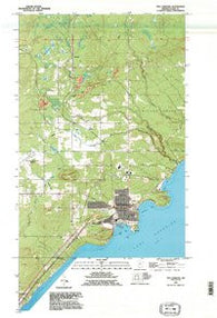 Two Harbors Minnesota Historical topographic map, 1:24000 scale, 7.5 X 7.5 Minute, Year 1992