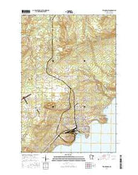 Two Harbors Minnesota Current topographic map, 1:24000 scale, 7.5 X 7.5 Minute, Year 2016