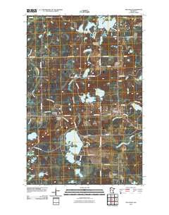 Two Inlets Minnesota Historical topographic map, 1:24000 scale, 7.5 X 7.5 Minute, Year 2010