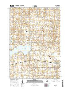 Tyler Minnesota Current topographic map, 1:24000 scale, 7.5 X 7.5 Minute, Year 2016