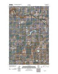 Ulen Minnesota Historical topographic map, 1:24000 scale, 7.5 X 7.5 Minute, Year 2011