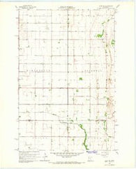 Ulen NW Minnesota Historical topographic map, 1:24000 scale, 7.5 X 7.5 Minute, Year 1965