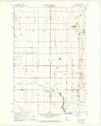 Ulen NW Minnesota Historical topographic map, 1:24000 scale, 7.5 X 7.5 Minute, Year 1965
