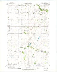 Ulen SW Minnesota Historical topographic map, 1:24000 scale, 7.5 X 7.5 Minute, Year 1966