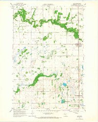 Ulen Minnesota Historical topographic map, 1:24000 scale, 7.5 X 7.5 Minute, Year 1966