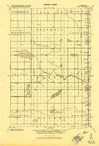 Ulen Minnesota Historical topographic map, 1:62500 scale, 15 X 15 Minute, Year 1918