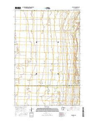 Ulen NW Minnesota Current topographic map, 1:24000 scale, 7.5 X 7.5 Minute, Year 2016