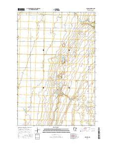 Ulen SW Minnesota Current topographic map, 1:24000 scale, 7.5 X 7.5 Minute, Year 2016