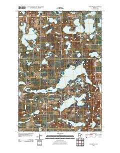 Underwood Minnesota Historical topographic map, 1:24000 scale, 7.5 X 7.5 Minute, Year 2010