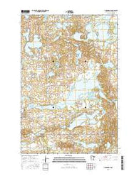 Underwood Minnesota Current topographic map, 1:24000 scale, 7.5 X 7.5 Minute, Year 2016