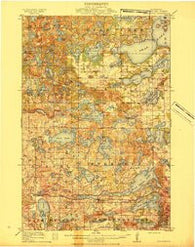 Underwood Minnesota Historical topographic map, 1:62500 scale, 15 X 15 Minute, Year 1915