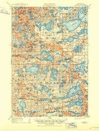 Underwood Minnesota Historical topographic map, 1:62500 scale, 15 X 15 Minute, Year 1915