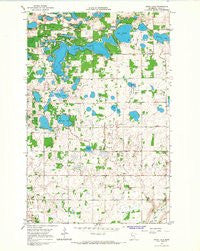 Union Lake Minnesota Historical topographic map, 1:24000 scale, 7.5 X 7.5 Minute, Year 1966