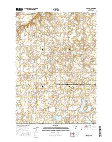 Union Hill Minnesota Current topographic map, 1:24000 scale, 7.5 X 7.5 Minute, Year 2016