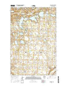 Union Lake Minnesota Current topographic map, 1:24000 scale, 7.5 X 7.5 Minute, Year 2016