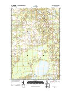 Upper Rice Lake Minnesota Historical topographic map, 1:24000 scale, 7.5 X 7.5 Minute, Year 2013