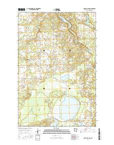 Upper Rice Lake Minnesota Current topographic map, 1:24000 scale, 7.5 X 7.5 Minute, Year 2016