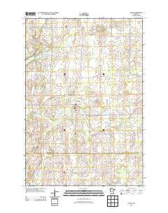 Upsala Minnesota Historical topographic map, 1:24000 scale, 7.5 X 7.5 Minute, Year 2013