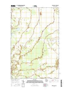 Upstead Lake Minnesota Current topographic map, 1:24000 scale, 7.5 X 7.5 Minute, Year 2016