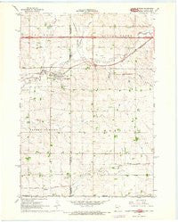 Valley Springs South Dakota Historical topographic map, 1:24000 scale, 7.5 X 7.5 Minute, Year 1967