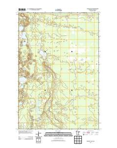 Vanduse Lake Minnesota Historical topographic map, 1:24000 scale, 7.5 X 7.5 Minute, Year 2013