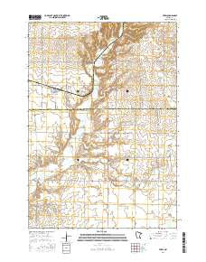 Verdi Minnesota Current topographic map, 1:24000 scale, 7.5 X 7.5 Minute, Year 2016