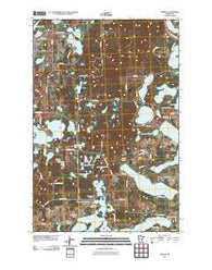 Vergas Minnesota Historical topographic map, 1:24000 scale, 7.5 X 7.5 Minute, Year 2010