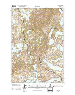 Vergas Minnesota Historical topographic map, 1:24000 scale, 7.5 X 7.5 Minute, Year 2013