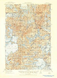 Vergas Minnesota Historical topographic map, 1:62500 scale, 15 X 15 Minute, Year 1915