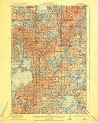 Vergas Minnesota Historical topographic map, 1:62500 scale, 15 X 15 Minute, Year 1915