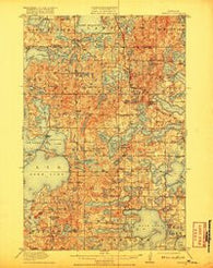 Vergas Minnesota Historical topographic map, 1:62500 scale, 15 X 15 Minute, Year 1915