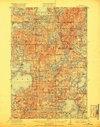 Vergas Minnesota Historical topographic map, 1:62500 scale, 15 X 15 Minute, Year 1915