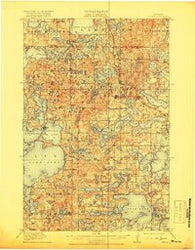 Vergas Minnesota Historical topographic map, 1:62500 scale, 15 X 15 Minute, Year 1915