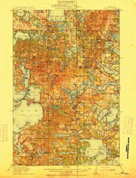 Vergas Minnesota Historical topographic map, 1:62500 scale, 15 X 15 Minute, Year 1915