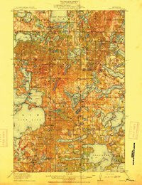 Vergas Minnesota Historical topographic map, 1:62500 scale, 15 X 15 Minute, Year 1915