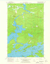 Vermilion Dam Minnesota Historical topographic map, 1:24000 scale, 7.5 X 7.5 Minute, Year 1956